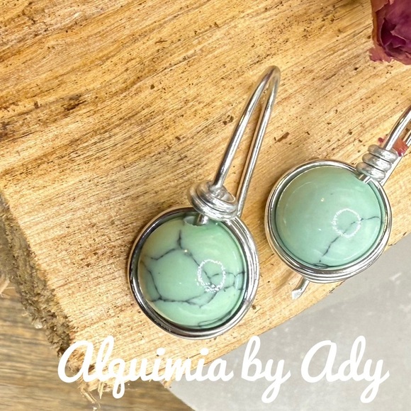 Alquimia Blue and silver Drop Earrings - Picture 1 of 1